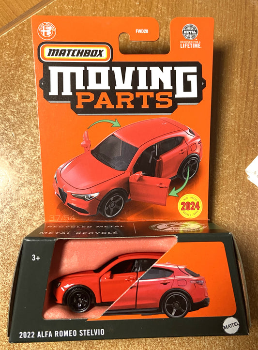 2024 Matchbox Moving Parts 2022 Alfa Romeo Stelvio