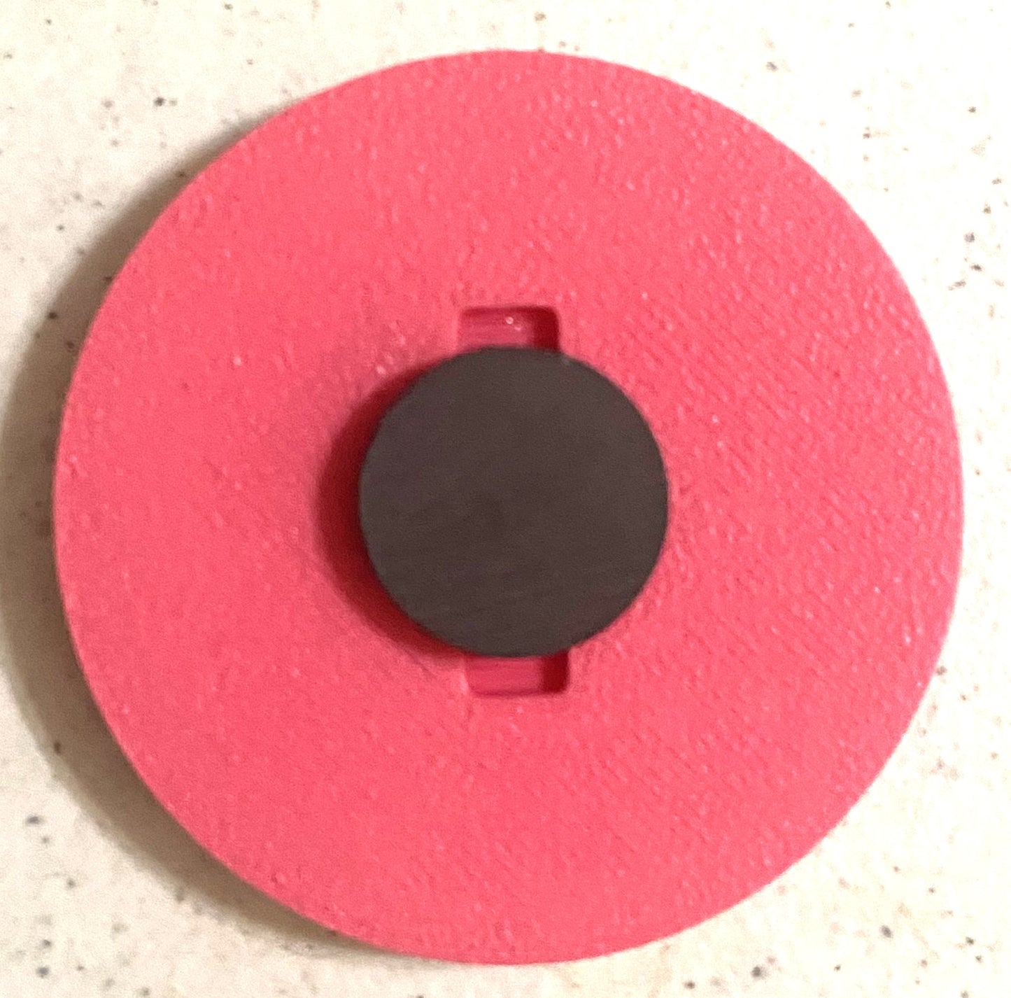 My Dog Think I'm Cool Magnet 2-3/8" Black over Pink