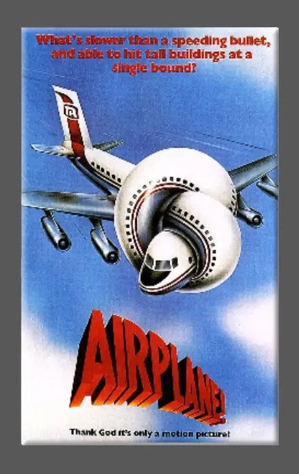 Airplane Movie Poster Fridge Locker Magnet 2" x 3" - M1001