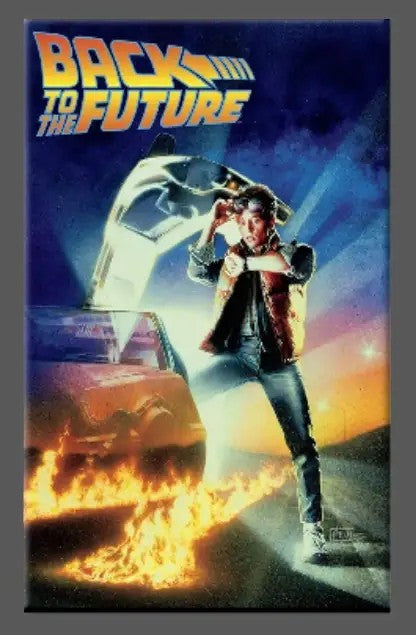 Back To The Future Movie Poster Fridge Locker Magnet 2" x 3" - M1002