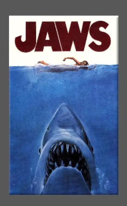 Jaws Movie Poster Fridge Locker Magnet 2" x 3" - M1003