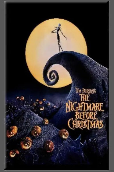 Nightmare Before Christmas Movie Poster Fridge Locker Magnet 2" x 3" - M1005