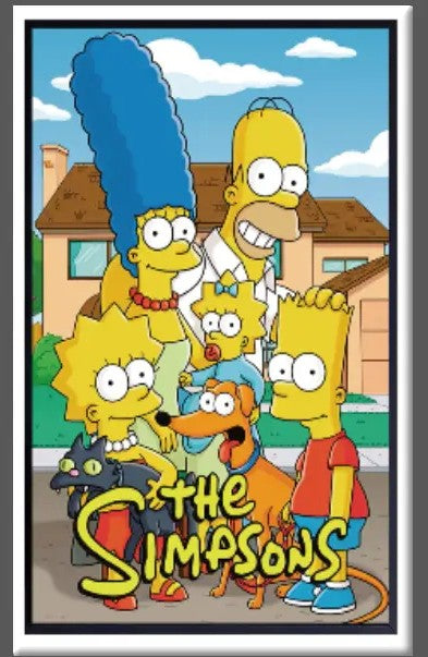 The Simpsons TV Show Poster Fridge Locker Magnet 2" x 3" - M1007