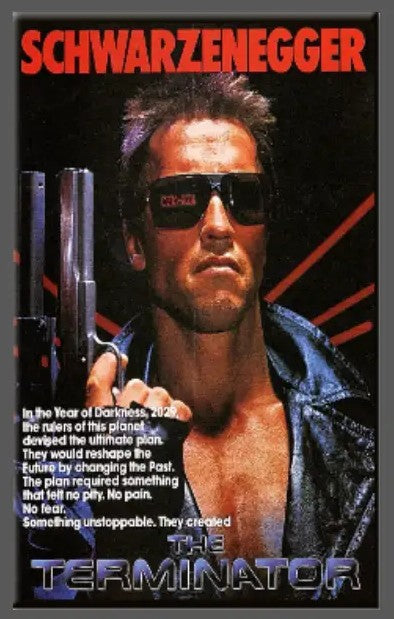 Terminator Movie Poster Fridge Locker Magnet 2" x 3" - M1008