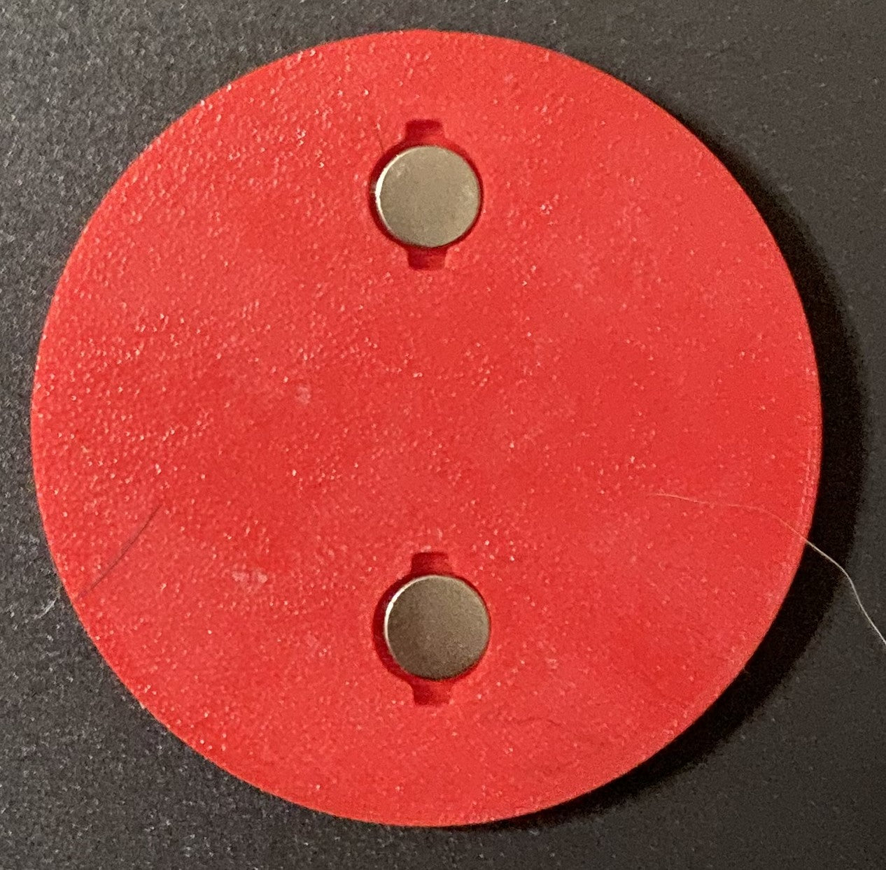 2-3/8" Zip Code Magnet - 38655 Oxford, MS - Blue over Red