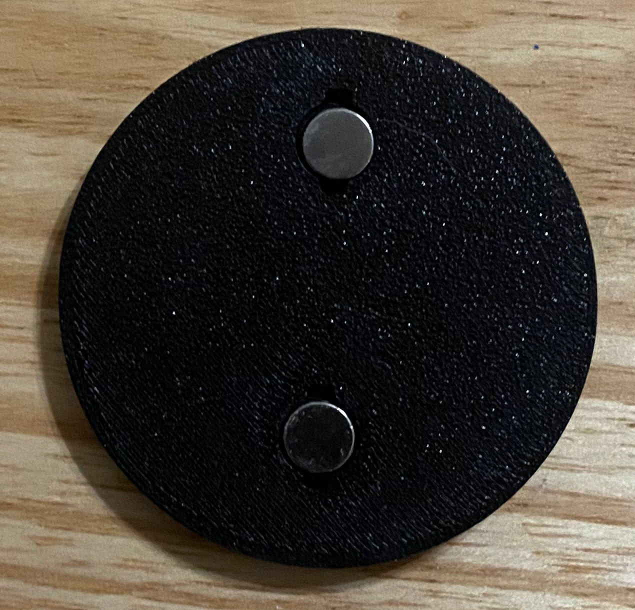 2-3/8" Zip Code Magnet - 39759 Starkville, MS - White over Black