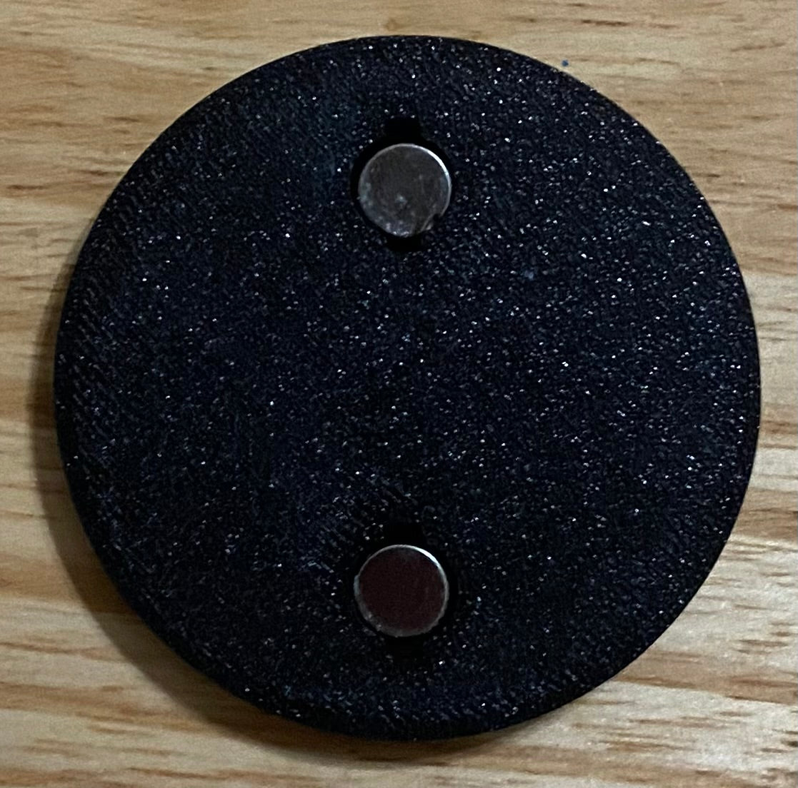 2-3/8" Zip Code Magnet - 39111 Magee, MS - White over Black