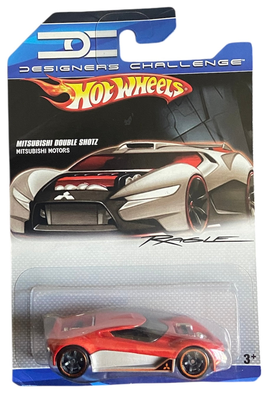 2007 Hot Wheels Designers Challenge #M3319 Mitsubishi Double Shotz RED
