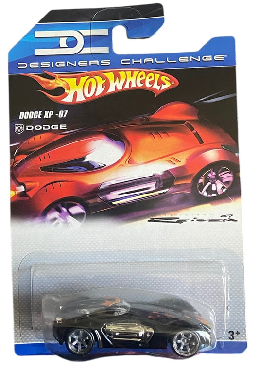 2007 Hot Wheels Designers Challenge #M3320 Dodge XP-07 BLACK