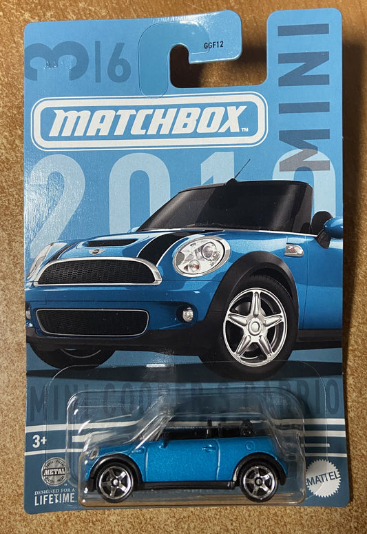 2024 Matchbox Mini Cooper #3 2010 Mini Cooper S Cabrio