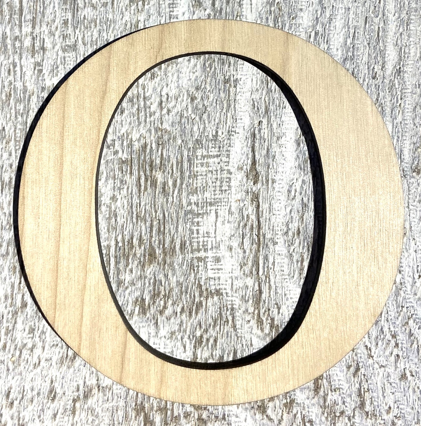 Unfinished 1/8" Plywood Greek Letter - 2" Tall - Font #02