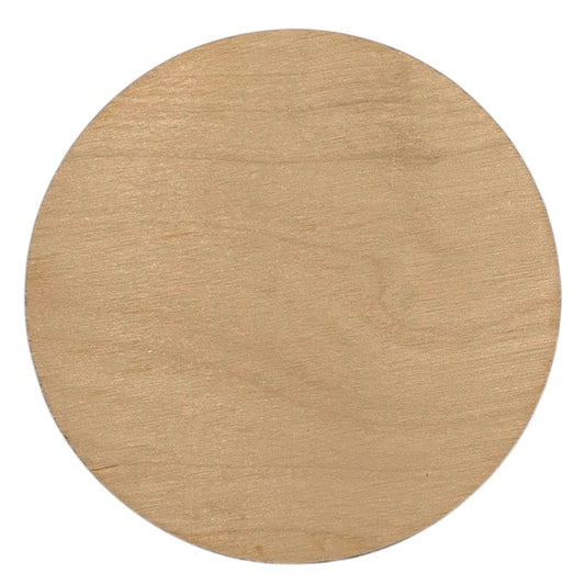 Ready to Paint Plywood Shape - Circle - S511
