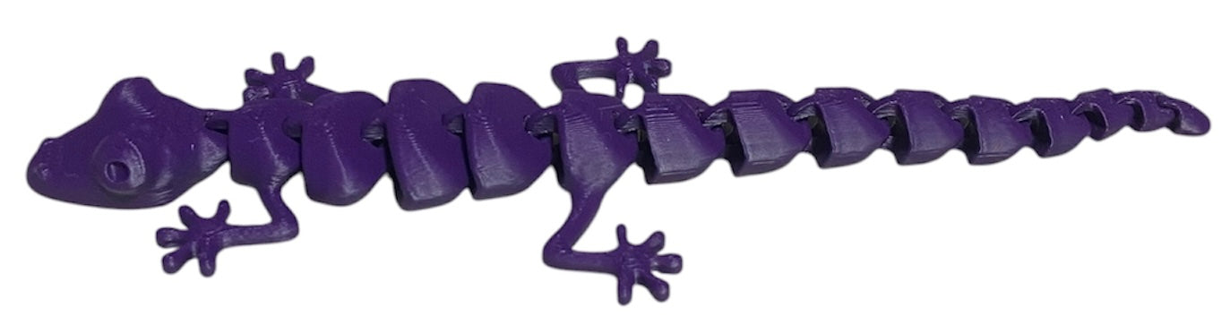 7" Articulated Lizard - Indigo