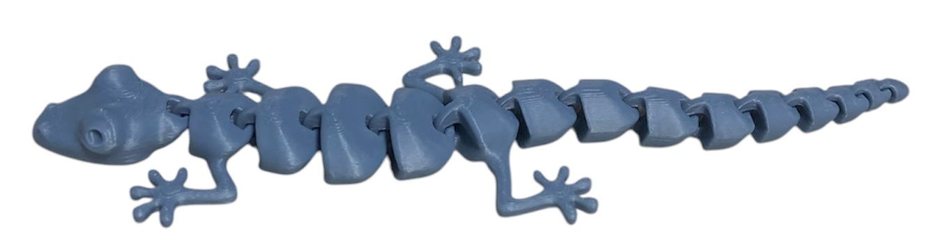 7" Articulated Lizard - Blue-Gray
