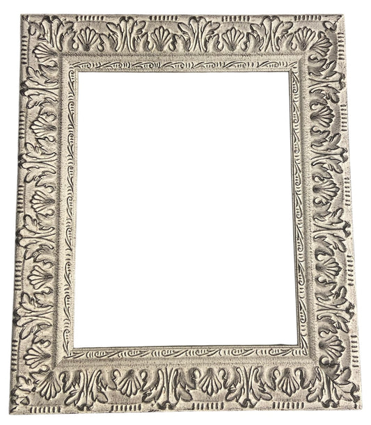 Picture Frame - 2" White Embossed - Q001