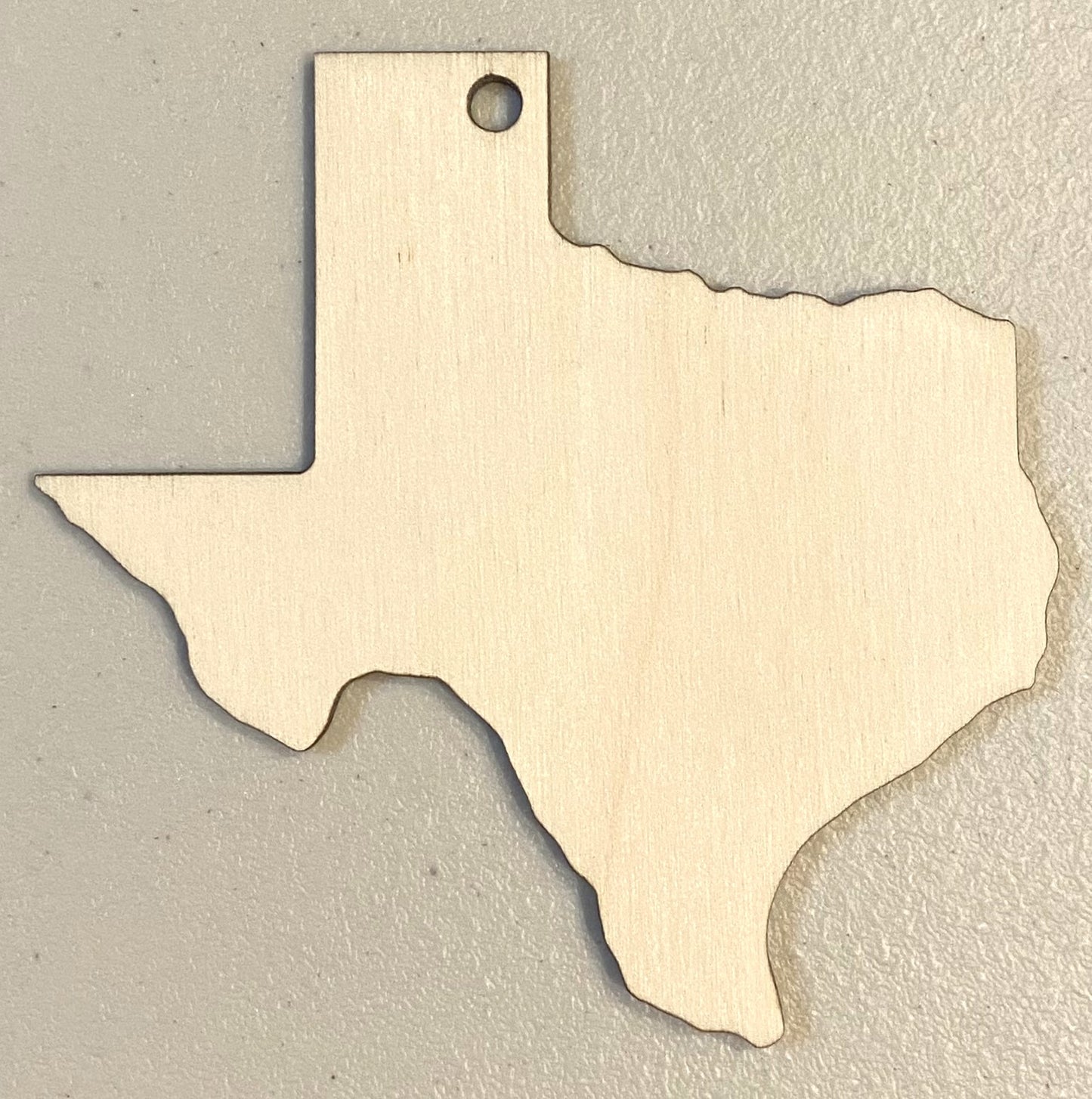 Ready to Paint Ornament - 1/8" Plywood - Texas - S218