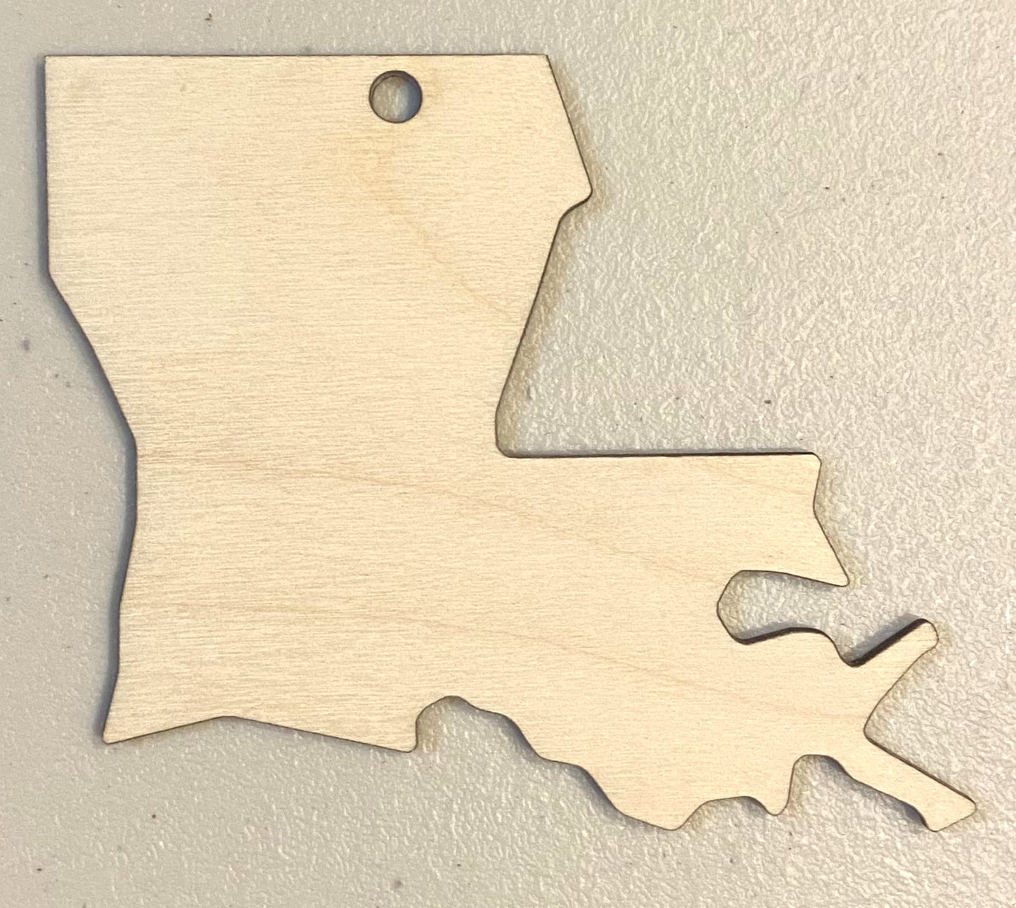 Ready to Paint Ornament - 1/8" Plywood - Louisiana - S220