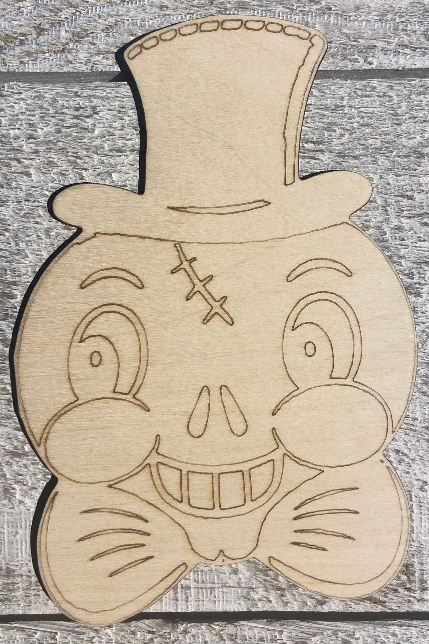 Ready to Paint - 1/8" Plywood - Ghoul w/ Paint Lines- S667