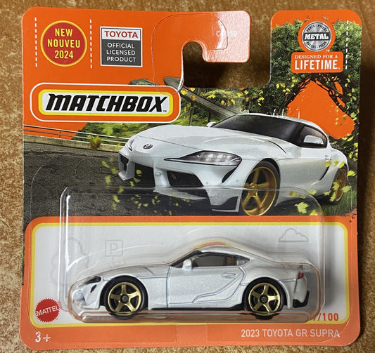 2024 Matchbox Short Card #39 2023 Toyota GR Supra