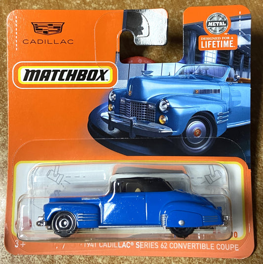 2024 Matchbox Short Card #59 1941 Cadillac Series 62 Convertible Coupe