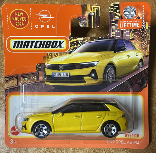 2024 Matchbox Short Card #87 2022 Opel Astra
