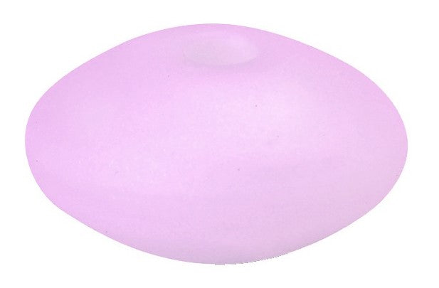 12mm Silicone Lentil Beads 10/pack - Pearl Pink - SLB017