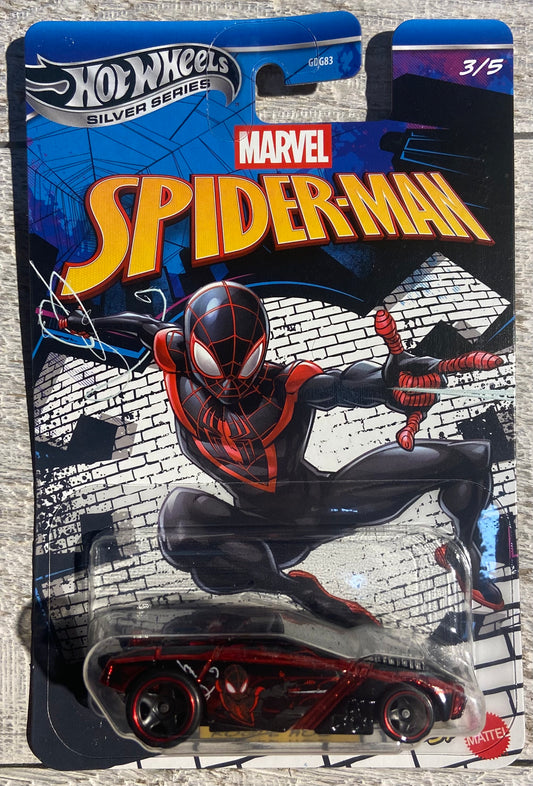 2026 Hot Wheels Silver Series Spiderman #3 Rogue Hog