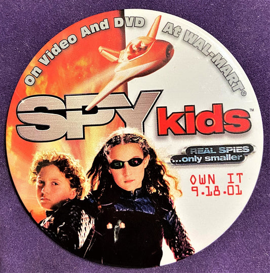 Walmart Button - 3" x 3"  Spy Kids W007