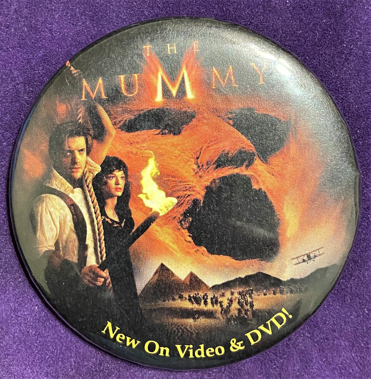 Walmart Button - 3" x 3"  The Mummy - W015