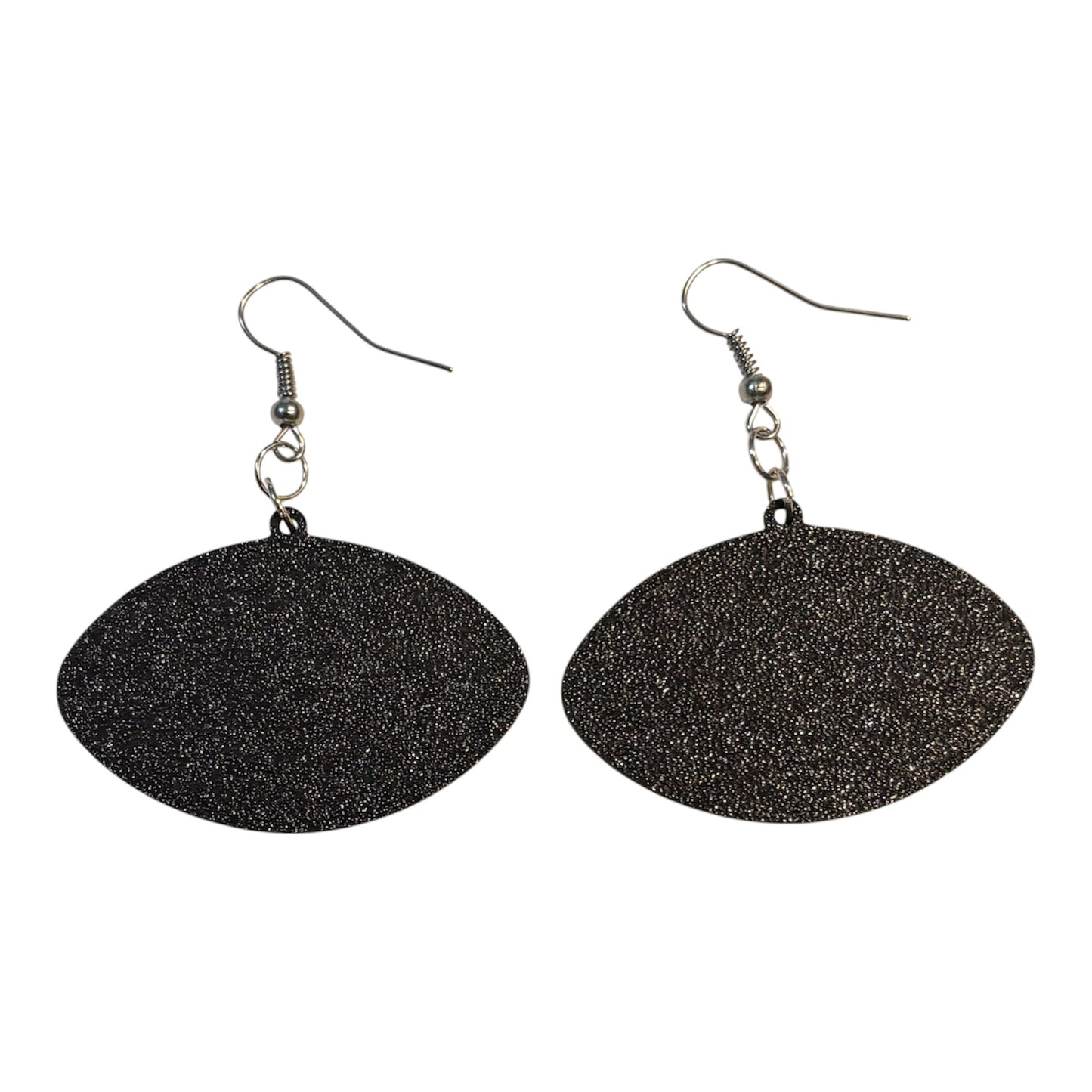 3D Printed Earrings - 1.2" x 1.75" USM - Yellow over Black