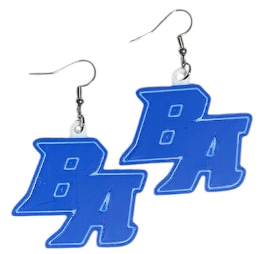 3D Printed Earrings - 1.5" x 1.85" - Brookhaven Academy