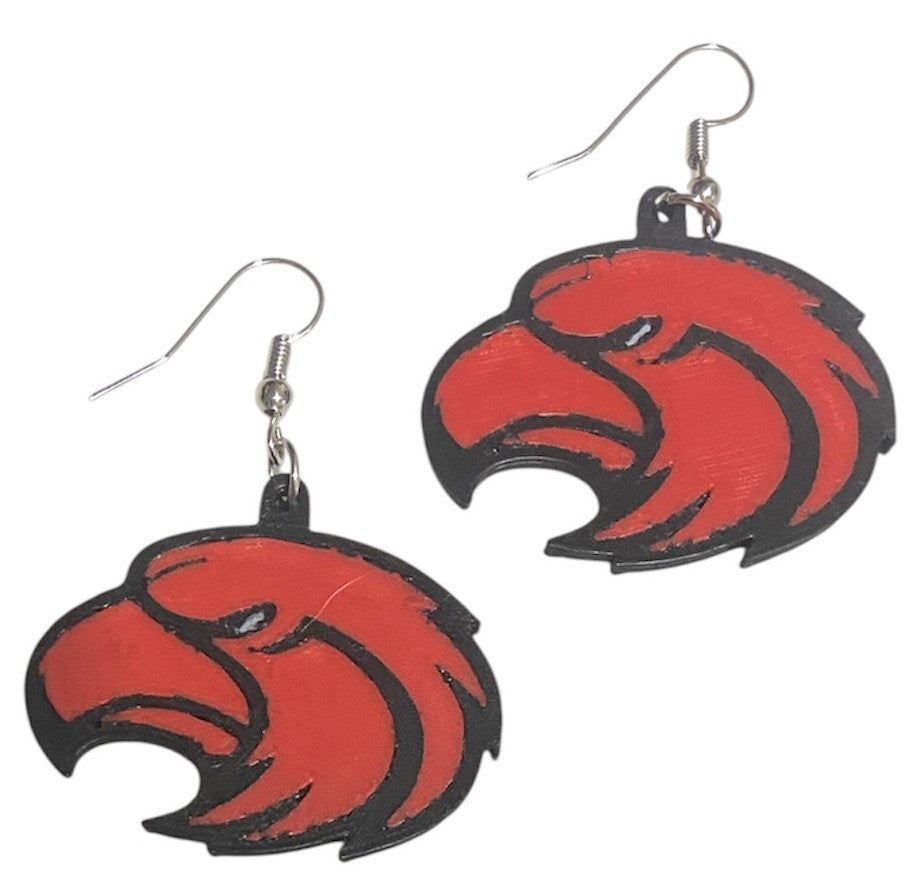 3D Printed Earrings - 1.2" x 1.3" - Florence Eagles